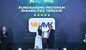 VMK menerima Penghargaan Program Disabilitas Terbaik di Indonesia Fundraising Award 2026