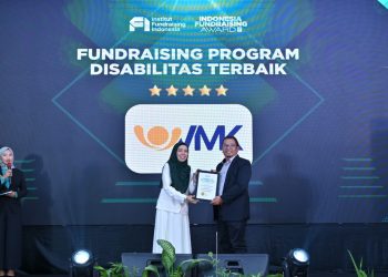 VMK menerima Penghargaan Program Disabilitas Terbaik di Indonesia Fundraising Award 2026
